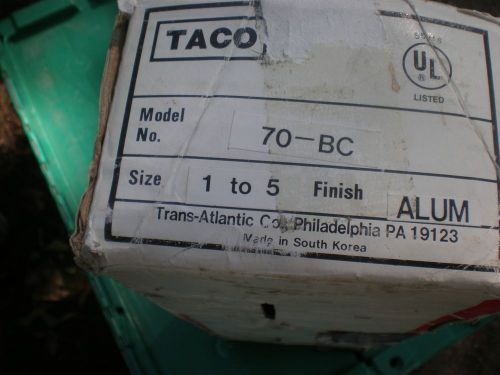 TACO (Atlantic Company) AUTO DOOR  OPENER # 70-BC  Hydraulic, Aluminum finish