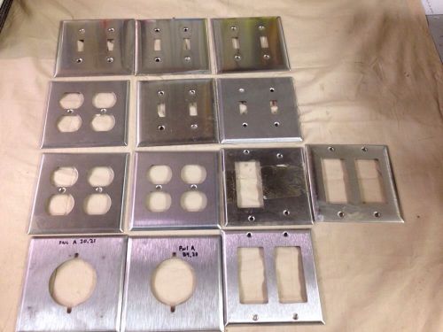 Lot of 41 misc. devices,stainless steel plates all types great deal **lot** for sale