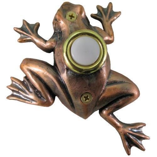 Company&#039;s Coming DBZ-009 Frog Bronze Doorbell Cover New