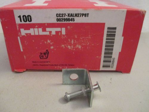 100 Hilti HDI CC27-XAL27P8T Ceiling Clips w fasteners CC27 (00299845)