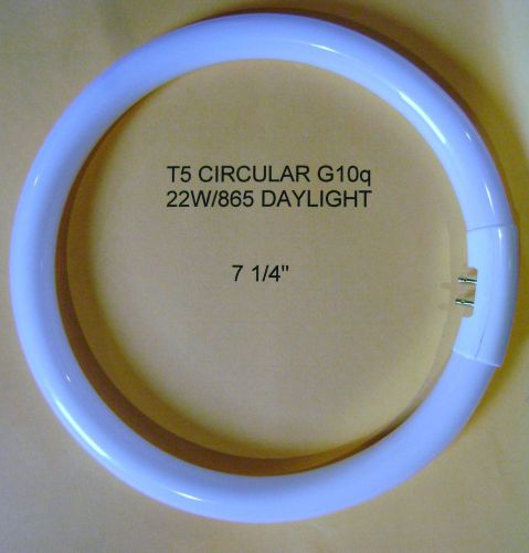 22 watt t5 7 1/4&#034; inside recessed base circle bulb 6500k 4 pin circline light for sale