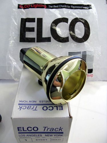 Elco ET691 Gold Line Voltage Track Heads 50W Line Voltage PAR20 Classic Adjust