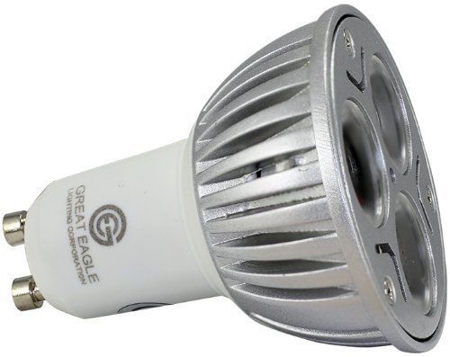 Genuine Great Eagle LED MR16 GU10 120V Cool White Bulb. 50W Equivalent UL Certif