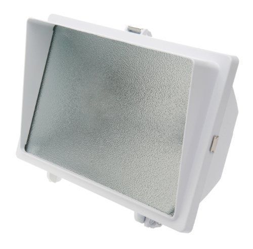 Designers edge l-31wh 500-watt halogen floodlight  white for sale