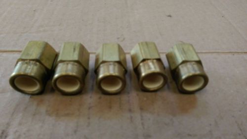 LOT OF 5 - 1/2&#034; x 1/2&#034; CPVC TO FEMALE BRASS IPS ADAPTERS FREE SHIPPING