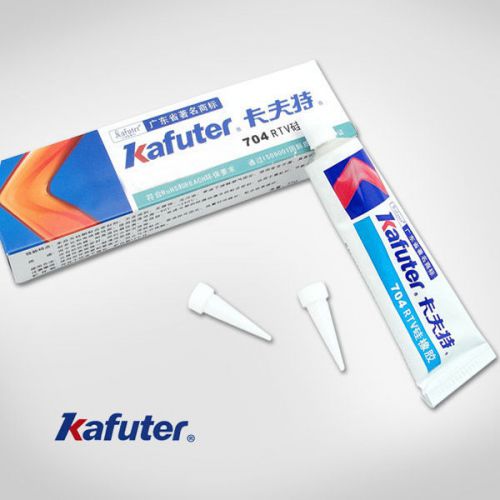 New Kafuter-70 Industrial Silicone Adhesive  RTV Silicone Rubber White Glue 45g