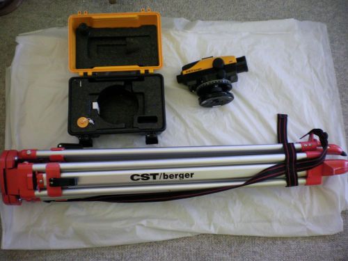 Cst/berger s55-pal24d 24x magnetically-dampened automatic level &amp; tripod for sale