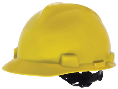 Msa safety works 818068 hard hat, yellow brand new! for sale