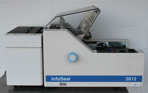 InfoSeal Info Seal 2612 Paper Folder Sealer w/ NEW M2620 Power Feeder &amp; 2614