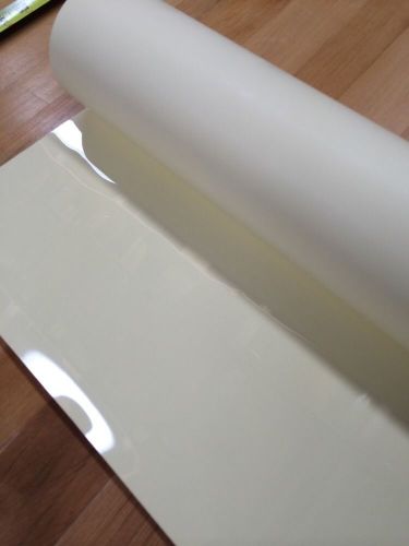SAVE!  8.5&#039; Thermoflex Plus Vanilla Cream Heat Applied Vinyl Specialty Materials