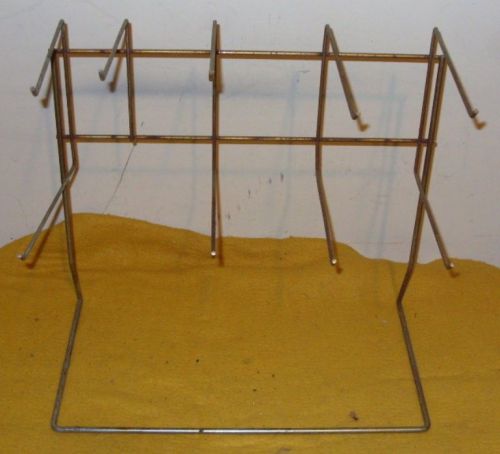 Vintage Nice Counter Wire Display Rack  with 9 Display Hooks