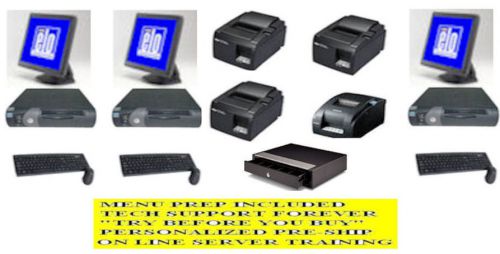 3  Station  Restaurant   Pizza  Bar  Counter  Point of Sale  pos System  10 5 R