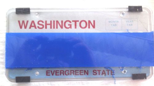 Acrylic License Plate Set (Qty 2) Cover 1/8&#034; economy