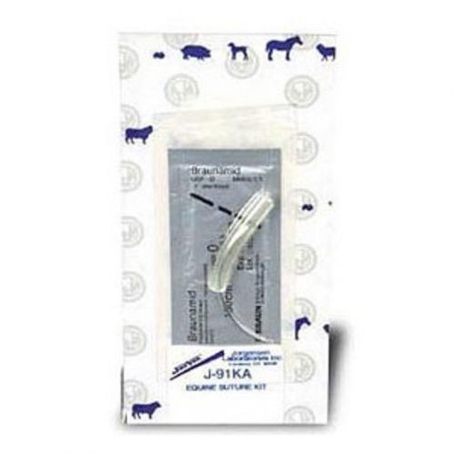 Suture Kit Equine Horses 60&#034; length of Braunamid Suture Stainless Steel Needle