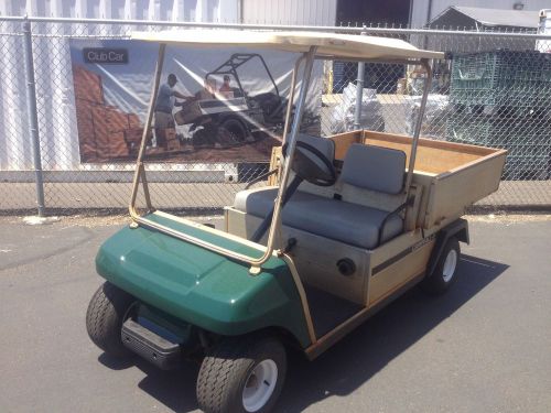 1995 Club Car Carryall 2 Gas with Canopy, New Seats, Tires &amp; Rims (Ness Turf 62)