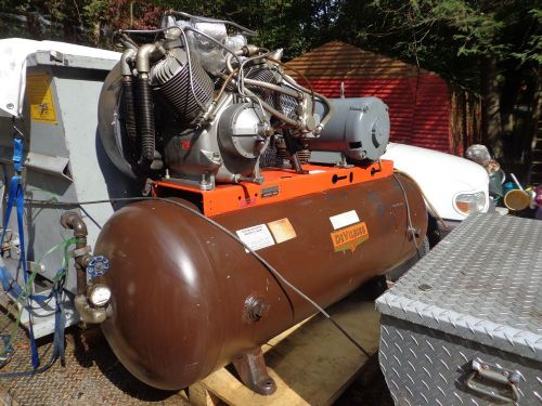 Devilbiss Horizontal Air Compressor Commercial Industrial Speed Aire 3Z183B 15HP