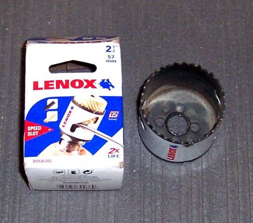Lenox tools 3003636l 2-1/4&#034; bi-metal speed slot hole saw for sale