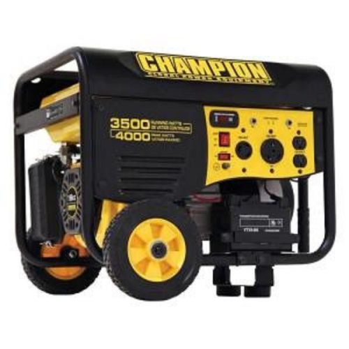 ^Champion Power Equipment Portable Gas Generator with Remote Start with 3,500