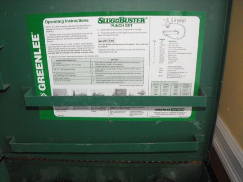 Greenlee 7646 Hydraulic Knockout Punch Driver Set w/Ram 767 Pump Accessories