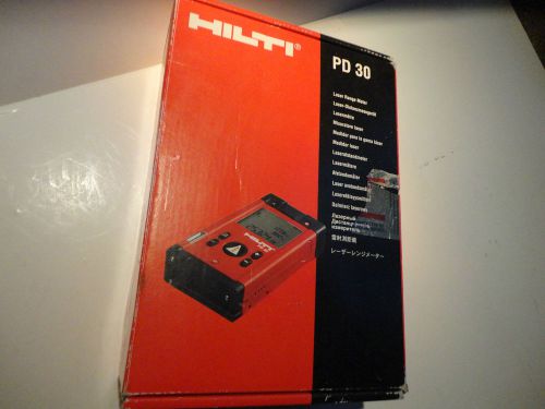 MINT IN BOX HILTI PD30 LASER range meter PD 30,FREE US SHIPPING