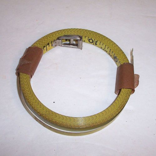 Lufkin steel measuring tape replacement 50 ft yellow new old stock usa 50ft for sale