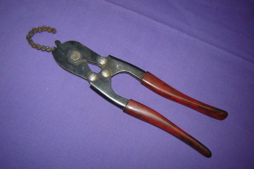 Glass tube cutters cutting pliers chain link un-named (Wheeler-Rex?)