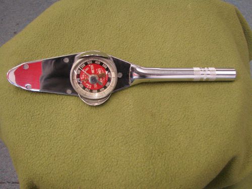 Snap-on te50fua torqometer 3/8 in drive 0-600 in/lbs torque wrench. inch pound for sale