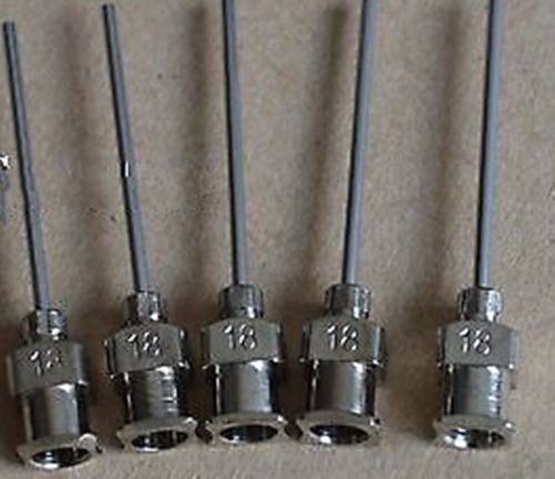 12 pcs 19Ga Blunt stainless steel dispensing syringe needle tips 1&#034;