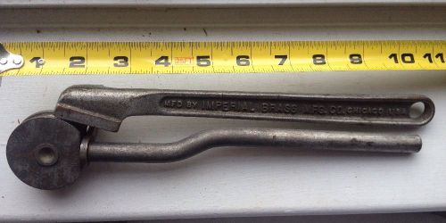 IMPERIAL BRASS MFG. CHICAGO U.S.A. 364F TUBING BENDER 3/8&#034; 15/16R 0-TO 180