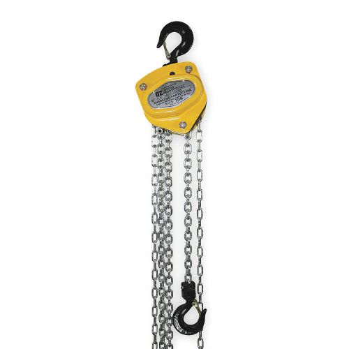 Manual Chain Hoist, 2000 lb., Lift 20 ft. OZ010-20CHOP
