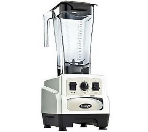 Omega commercial variable speed w/pulse  82 ounce  3 hp silver blender bl470s for sale