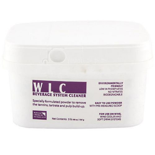 Wlc powdered wine line cleaner - removes molds yeast tannins residues &amp; deposits for sale