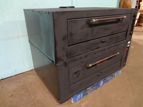 &#034; vulcan - hart &#034; heavy duty commercial double stacked natural gas pizza oven for sale