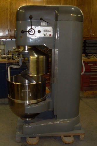 Hobart 140qt  mixer with guard  v1401 5hp  mixer new bowl, paddle for sale