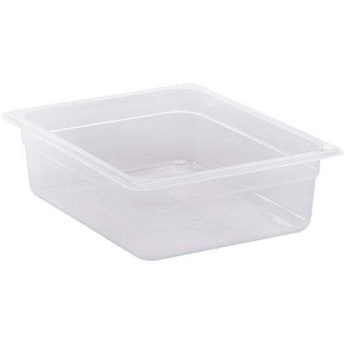 Cambro 1/2 gn food pan, 4&#034; deep, 6pk translucent 24pp-190 for sale