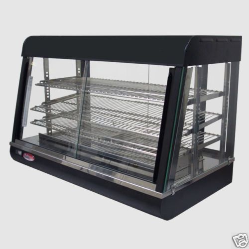 Heated Food Display Warmer Cabinet Case 26&#034; 3 shelf