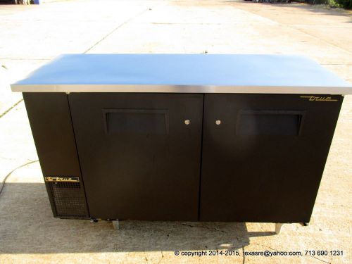 60&#034; TRUE STAINLESS STEEL TOP REFRIGERATED TBB-24-60  BACK BAR BEER COOLER