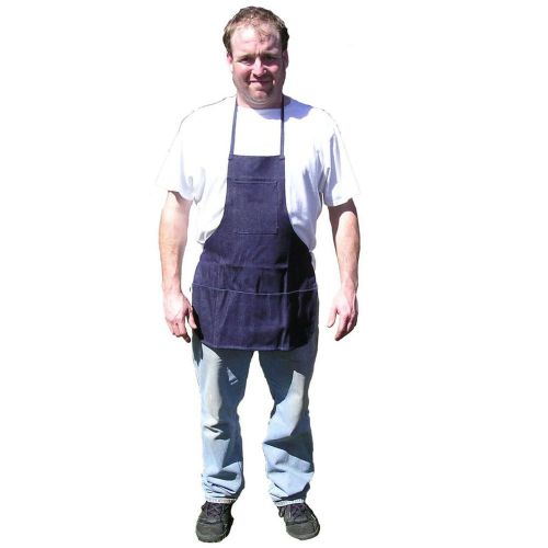 HAWK  Denim Blue 3 Pocket Bib Apron Metal / Wood Working, Barbecuing, Shop AD015