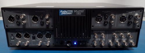Audio precision sys-2722 audio test system 192k w/cal,opts,filters &amp; accessories for sale