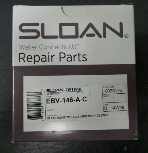 &#034;nib&#034; sloan ebv-146-a-c electronic module assembly for closet ebv146ac for sale