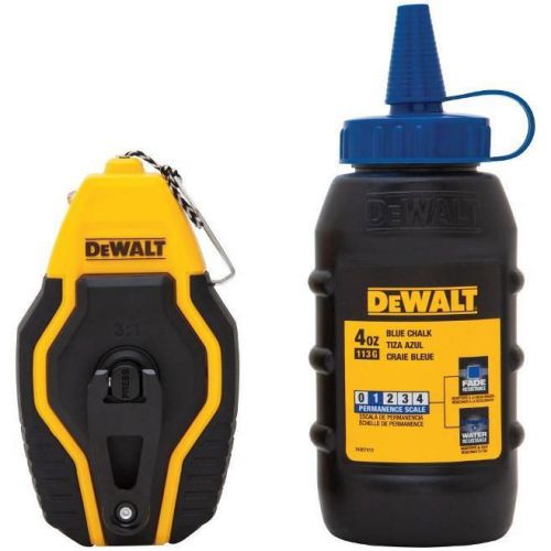 Dewalt compact chalk reel kit with blue chalk dwht47257l for sale