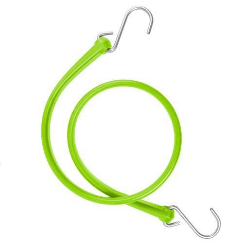 The perfect bungee 31-inch strap with stainless steel s-hooks  safety green for sale