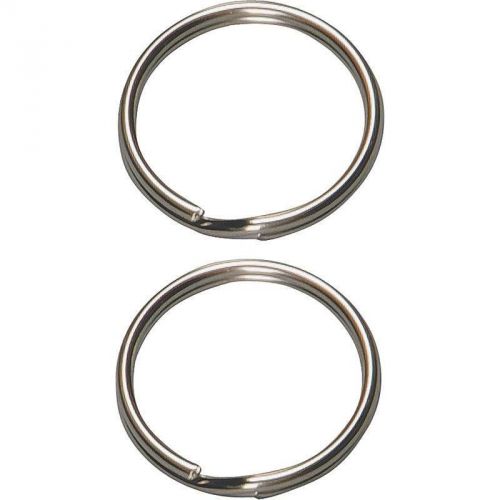 Split Key Ring, 1&#034;, Tempered Steel HY-KO PRODUCTS Key Storage KC105 029069751012