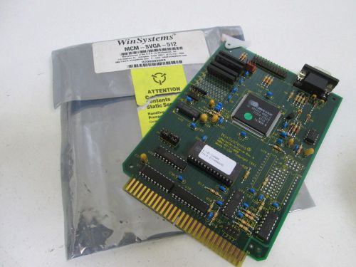 WINSYSTEMS CIRCUIT BOARD MCM-SVGA-512 *NEW OUT OF BOX*