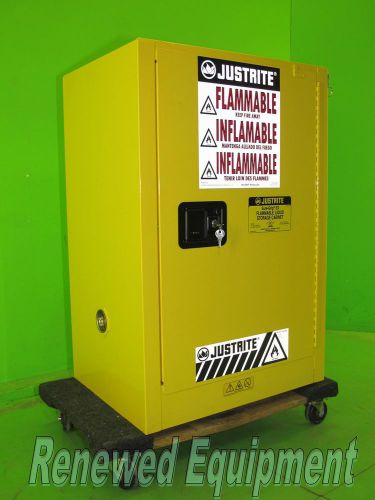 Justrite 891220 sure-grip ex 12-gallon flammable liquid storage cabinet for sale