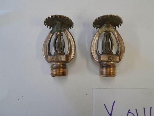 Lot of 2 Vintage Star Fire Sprinklers Lot y-046