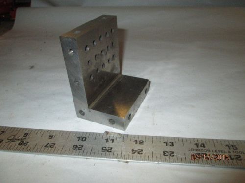 MACHINIST LATHE MILL NICE Small Ground Hardened Angle Plate Block for Sherline
