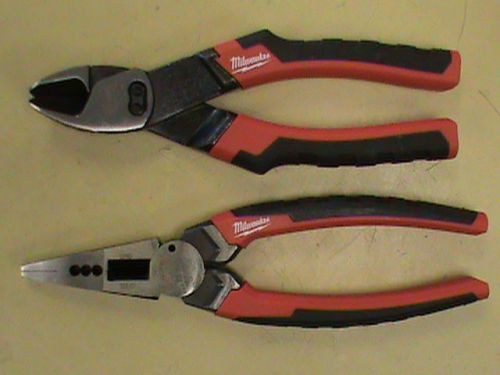 Milwaukee electricians pliers and side cutter for sale
