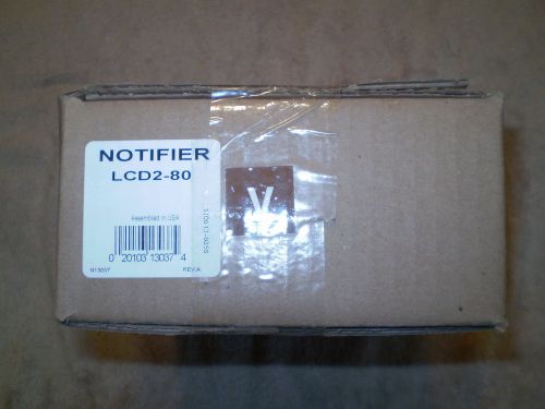 notifier lcd2-80 ANNUNCIATOR NEW FACTORY SEALED BOX