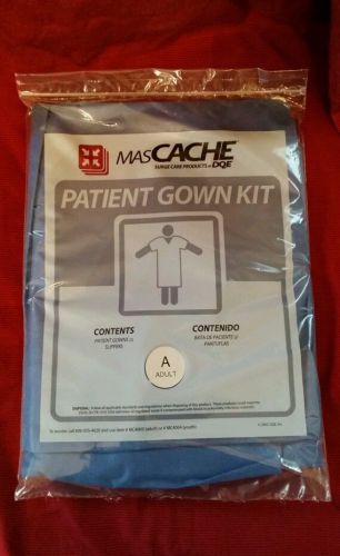 NEW SEALED KITS ~ Case of 25 M as Cache Patient Gown Kit  size A adult
